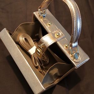 Rose Gold Box Style Purse